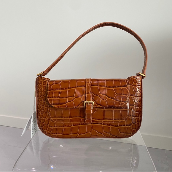 By Far Miranda Tan Croco Embossed Leather - Picture 1 of 7